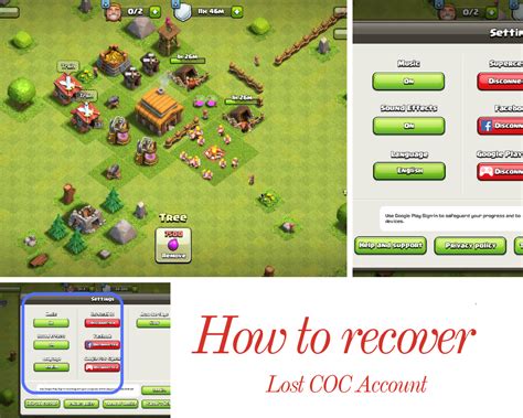 coc account recovery|[Guide] Steps to recovering a lost or banned account..